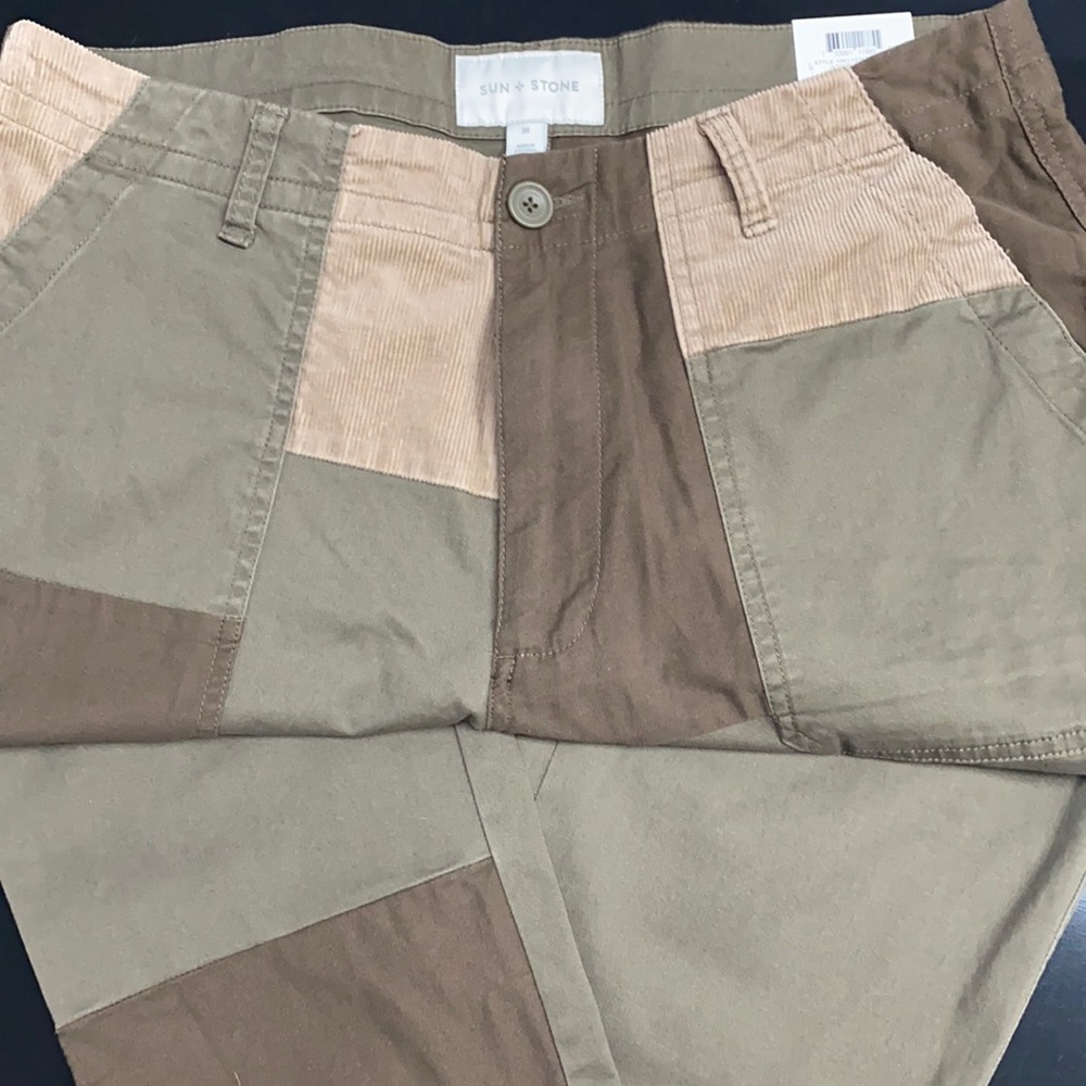 Sun Stone Relaxed Leg Fit Men’s Active Cargo Pants 34w